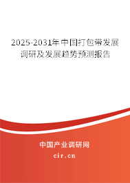 2025-2031年中國打包帶發(fā)展調研及發(fā)展趨勢預測報告