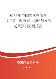 2025年中國液化石油氣（LPG）市場現狀調研與發展前景預測分析報告