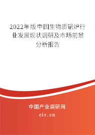 2022年版中國生物質鍋爐行業發展現狀調研及市場前景分析報告