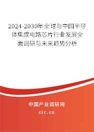2024-2030年全球與中國半導體集成電路芯片行業發展全面調研與未來趨勢分析