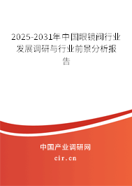 2025-2031年中國眼鏡閥行業發展調研與行業前景分析報告