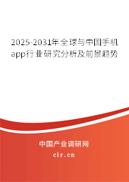 2025-2031年全球與中國手機app行業研究分析及前景趨勢