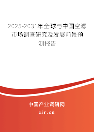 2025-2030年全球與中國空濾市場調查研究及發展前景預測報告