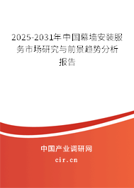 2025-2031年中國幕墻安裝服務(wù)市場研究與前景趨勢分析報告