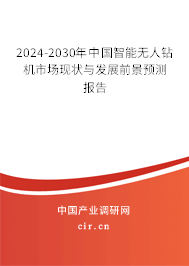2024-2030年中國智能無人鉆機市場現狀與發展前景預測報告