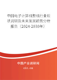 中國電子計算機整機行業現狀調研及未來發展趨勢分析報告（2024-2030年）