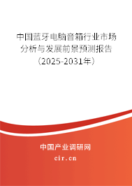 中國藍牙電腦音箱行業(yè)市場分析與發(fā)展前景預(yù)測報告（2025-2031年）