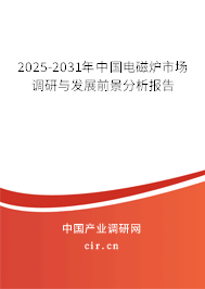 2025-2031年中國電磁爐市場調研與發(fā)展前景分析報告