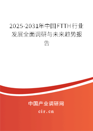 2025-2031年中國(guó)FTTH行業(yè)發(fā)展全面調(diào)研與未來趨勢(shì)報(bào)告