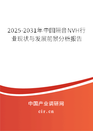 2025-2031年中國隔音NVH行業現狀與發展前景分析報告