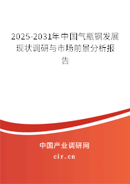 2025-2031年中國氣瓶鋼發(fā)展現(xiàn)狀調(diào)研與市場前景分析報(bào)告