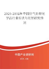 2025-2031年中國空氣處理化學(xué)品行業(yè)現(xiàn)狀與前景趨勢預(yù)測