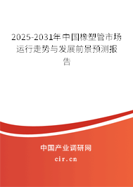2025-2031年中國橡塑管市場運行走勢與發展前景預測報告