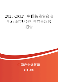 2025-2031年中國智能窗簾電機(jī)行業(yè)市場分析與前景趨勢(shì)報(bào)告