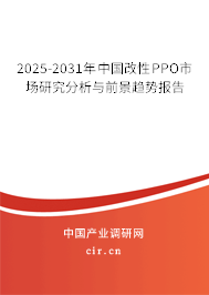 2025-2031年中國改性PPO市場研究分析與前景趨勢報告