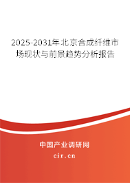 2025-2031年北京合成纖維市場現(xiàn)狀與前景趨勢分析報告