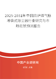 2025-2031年中國高爐煤氣脈沖袋式除塵器行業研究與市場前景預測報告