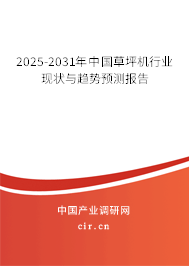 2025-2031年中國草坪機行業(yè)現(xiàn)狀與趨勢預(yù)測報告
