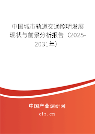 中國城市軌道交通照明發(fā)展現(xiàn)狀與前景分析報告（2025-2031年）