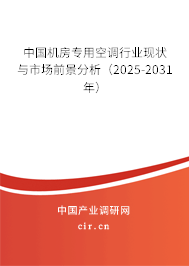 中國機房專用空調行業現狀與市場前景分析（2025-2030年）