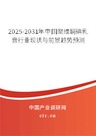 2024-2030年中國(guó)聚維酮碘乳膏行業(yè)現(xiàn)狀與前景趨勢(shì)預(yù)測(cè)