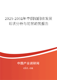 2025-2031年中國(guó)鉑回收發(fā)展現(xiàn)狀分析與前景趨勢(shì)報(bào)告