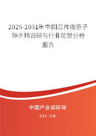 2024-2030年中國芯片級原子鐘市場調研與行業前景分析報告