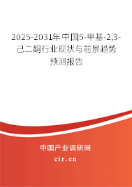2025-2031年中國5-甲基-2,3-己二酮行業現狀與前景趨勢預測報告