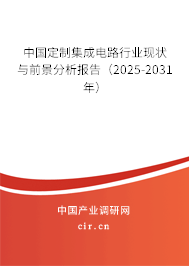 中國定制集成電路行業現狀與前景分析報告（2025-2031年）