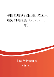 中國瓷坩堝行業調研及未來趨勢預測報告（2025-2031年）