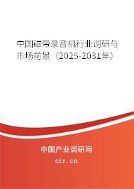 中國磁帶錄音機行業調研與市場前景（2025-2031年）
