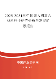 2025-2031年中國無人機復合材料行業研究分析與發展前景報告