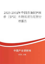 2025-2031年中國(guó)浪涌保護(hù)器件（SPD）市場(chǎng)現(xiàn)狀與前景分析報(bào)告