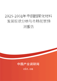 2025-2031年中國圖案化材料發展現狀分析與市場前景預測報告