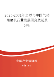 2025-2031年全球與中國氣動角磨機行業發展研究及前景分析