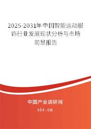 2024-2030年中國智能運(yùn)動服飾行業(yè)發(fā)展現(xiàn)狀分析與市場前景報(bào)告