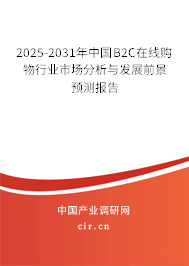 2025-2031年中國B2C在線購物行業市場分析與發展前景預測報告