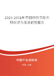 2025-2031年中國供熱節能市場現狀與發展趨勢報告