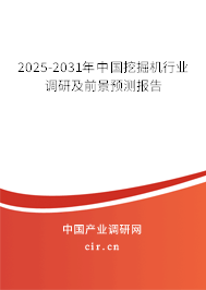 2024-2030年中國挖掘機行業調研及前景預測報告