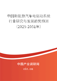 中國新能源汽車電驅(qū)動系統(tǒng)行業(yè)研究與發(fā)展趨勢預(yù)測（2025-2031年）
