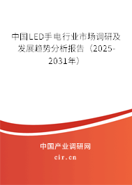 中國LED手電行業市場調研及發展趨勢分析報告（2024-2030年）