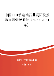 中國LED手電筒行業(yè)調(diào)研及投資前景分析報告（2024-2030年）