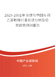 2025-2031年全球與中國N-羥乙基哌嗪行業現狀分析及前景趨勢預測報告