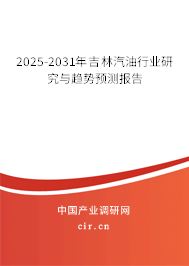 2025-2031年吉林汽油行業研究與趨勢預測報告