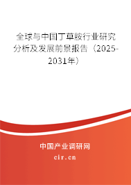 全球與中國丁草胺行業研究分析及發展前景報告（2025-2031年）
