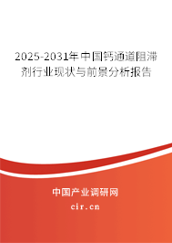 2025-2031年中國鈣通道阻滯劑行業(yè)現(xiàn)狀與前景分析報告