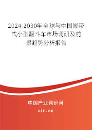 2024-2030年全球與中國履帶式小型翻斗車市場調研及前景趨勢分析報告