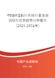 中國制造執行系統行業發展調研與前景趨勢分析報告（2025-2031年）