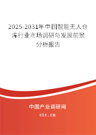 2024-2030年中國智能無人倉庫行業市場調研與發展前景分析報告