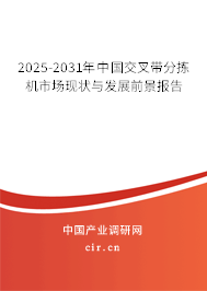 2025-2031年中國交叉帶分揀機市場現(xiàn)狀與發(fā)展前景報告